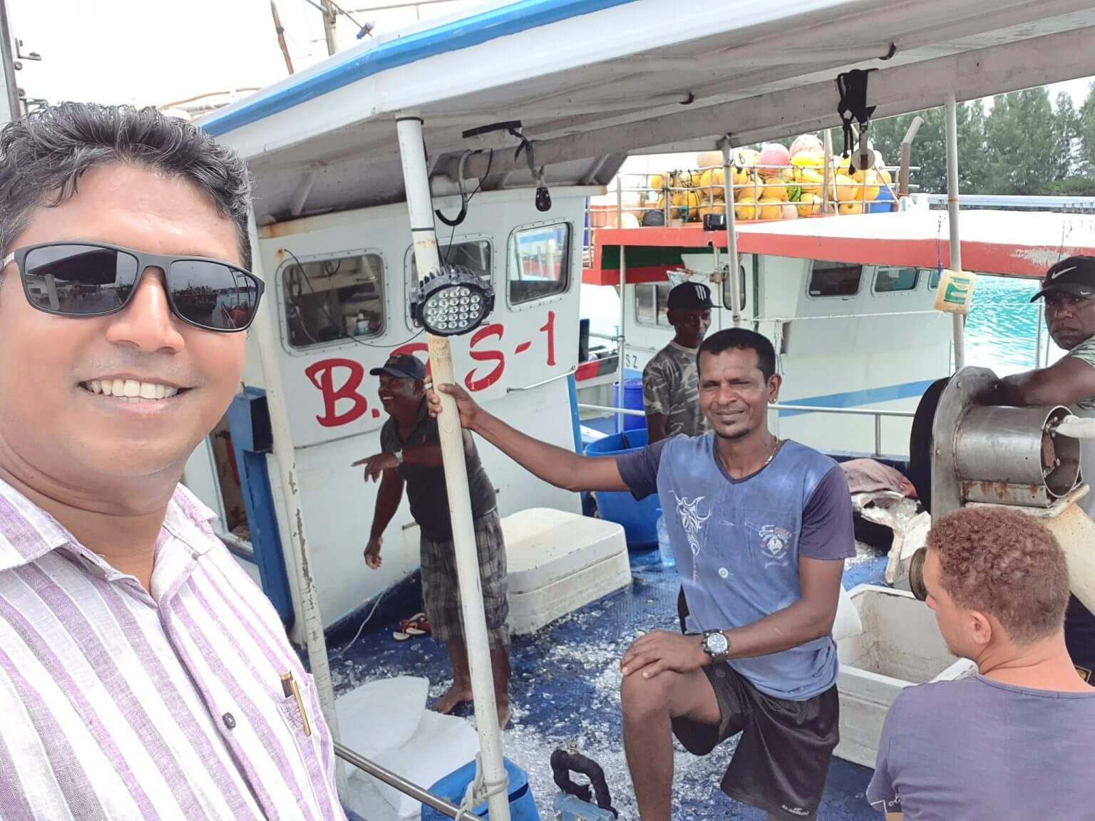 Fishermen in Seychelles